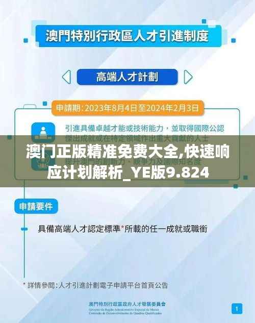 澳门正版精准免费大全,快速响应计划解析_YE版9.824