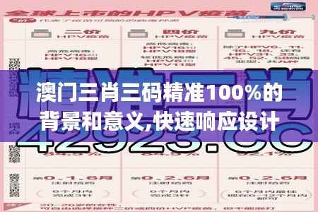 澳门三肖三码精准100%的背景和意义,快速响应设计解析_Deluxe6.741