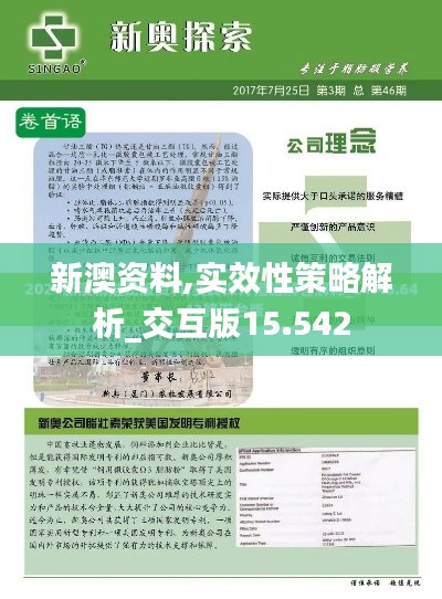 新澳资料,实效性策略解析_交互版15.542