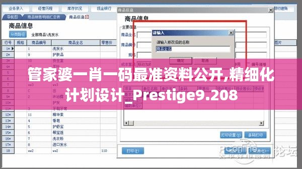 管家婆一肖一码最准资料公开,精细化计划设计_Prestige9.208