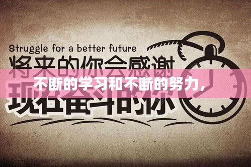 不断的学习和不断的努力,